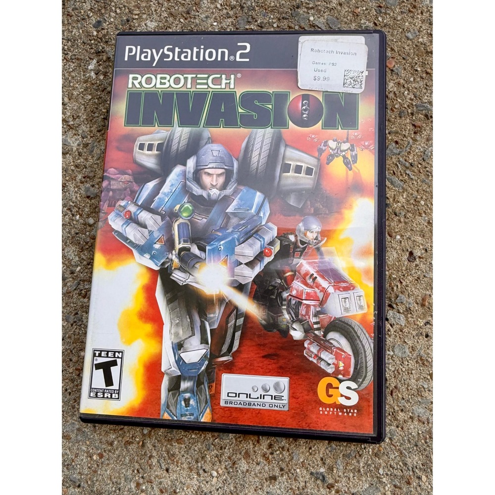 Robotech Invasion Sony PlayStation 2 PS2 Game Sci-Fi Shooter-Tested